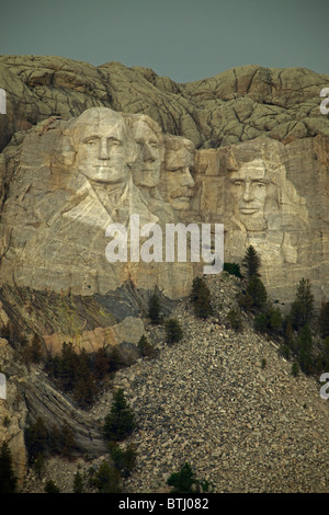 Mount Rushmore National Memorial - Dakota du Sud - commémorant les présidents américains Banque D'Images