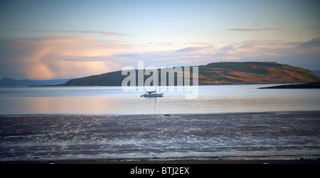 Une vue sur le front de mer à Millport sur l'île de (Cumbrae), au large de la côte de l'Ayrshire, Scoltland Largs Banque D'Images