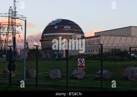 Sellafield Windscale (Advanced Gas Cooled Reactor) usine de retraitement et de la route. Banque D'Images