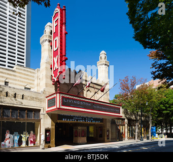 Tha Fox Theatre Art déco sur Peachtree Street, Midtown Atlanta, Georgia, USA Banque D'Images