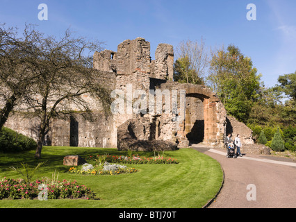 Château de Dudley West Midlands UK - château historique et de la maison avec un zoo dans son parc Banque D'Images