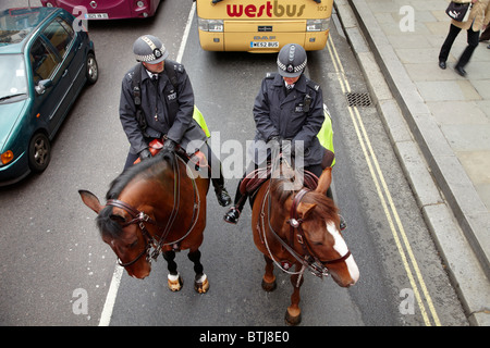 Canada dans le trafic, Whitehall, Londres, Angleterre, Royaume-Uni Banque D'Images
