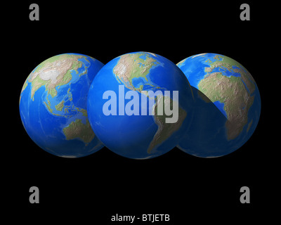 Autre vue de la terre Banque D'Images