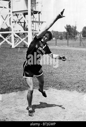 L'athlète olympique américain Babe Didrikson, Babe Zaharias (aka), 1932. Banque D'Images