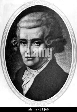 Compositeur Franz Josef Hayden. 1732-1809. Avec la permission de : Archives CSU/Everett Collection. Banque D'Images