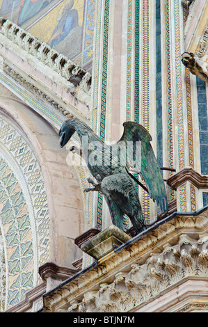 Duomo di Orvieto Orvieto Italie 14e siècle cathédrale catholique romaine Ombrie Banque D'Images