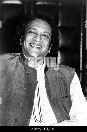 Ravi Shankar, musicien, compositeur, interprète et érudit, portrait, 1970 Banque D'Images