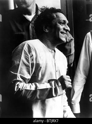 Ravi Shankar, musicien, compositeur, interprète et érudit, portrait, 1960 Banque D'Images