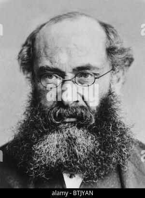 Anthony Trollope (1815-1882), romancier anglais écrit avec perspicacité psychologique et social sur la politique, le mariage, l'amour et de l'argent dans l'ère de Victoria. Banque D'Images