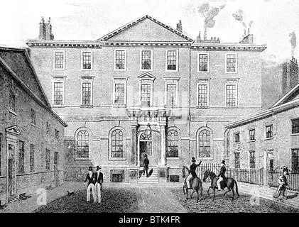 L'Albany, Piccadilly, à côté de la Royal Academy. Construit à l'origine 1770-74 à la conception de Sir William Chambers Banque D'Images