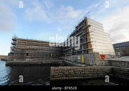 Les Shetland Mareel Musique et Cinéma en Construction Site Banque D'Images