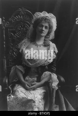 Helena Modjeska (1840-1909), actrice polonaise effectuées dans l'Angleterre et les États-Unis. 1899. Banque D'Images