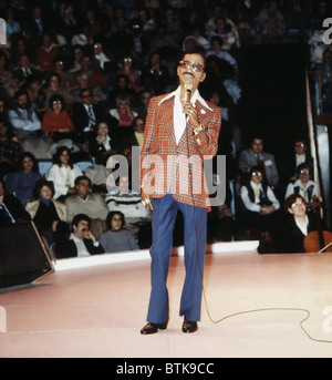 Sammy Davis Jr., 1980, Millrun Playhouse Theatre, à la ronde, Niles, Illinois. Banque D'Images