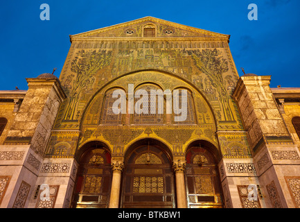 La Grande Mosquée des Omeyyades à Damas, Syrie Banque D'Images