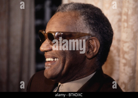 Ray Charles, vers 1986. Banque D'Images