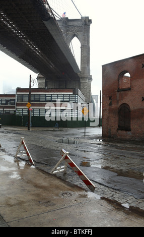 Pont de Brooklyn, New York City, USA Banque D'Images