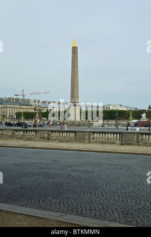 Obélisque égyptien, Place de La Concorde, Paris, France Banque D'Images