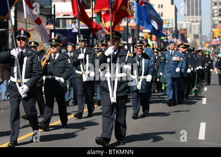 Défilé de la St Patrick à Toronto en 2009 Banque D'Images