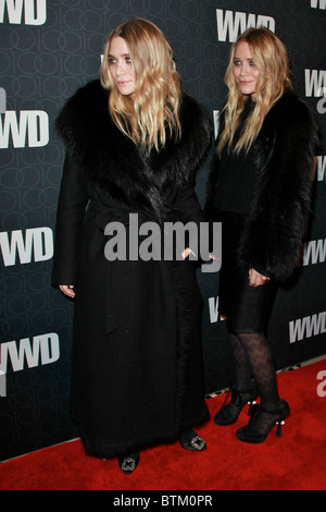 Ashley et Mary-Kate Olsen Banque D'Images