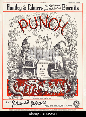 Couverture de magazine Punch en date du 4 septembre 1946 Banque D'Images