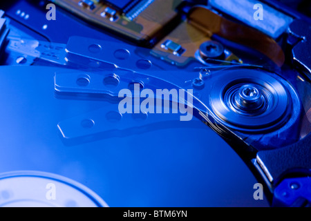 À l'intérieur d'un disque dur Banque D'Images