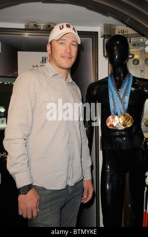 2010 Médaille d'or olympique Bode Miller Conférence de presse Banque D'Images