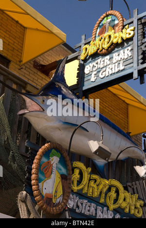 Dons sales Oyster Bar & Grill Myrtle Beach en Caroline du Sud USA Banque D'Images