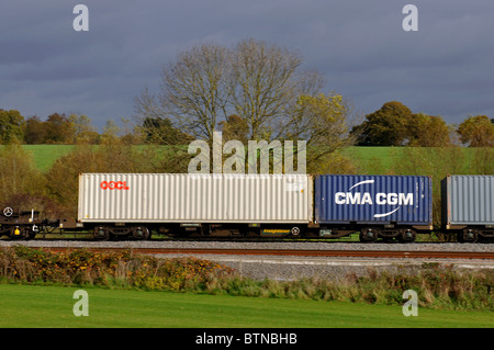 Freightliner train Banque D'Images