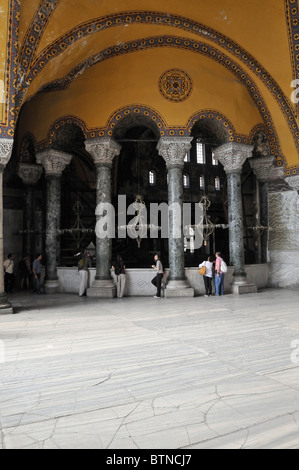 Galerie sud, Aya Sofya, İstanbul, Turquie 100917 36319  Banque D'Images