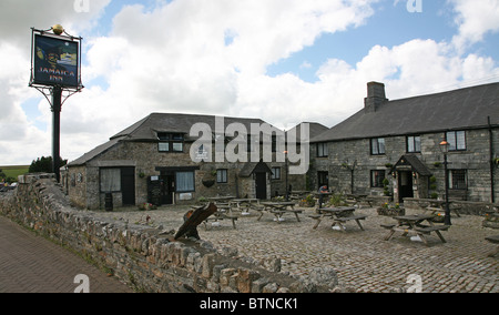 Jamaica Inn pub, Bolventor, Bodmin Moor, Cornwall, Angleterre, Royaume-Uni, le paramètre pour le roman de Daphne du Maurier du même nom Banque D'Images