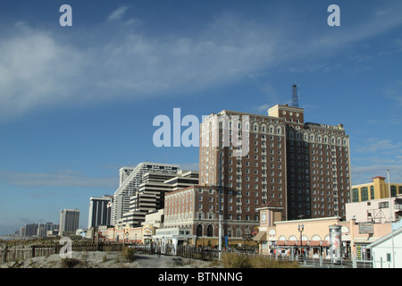 Le Boardwalk à Atlantic City, New Jersey. Banque D'Images