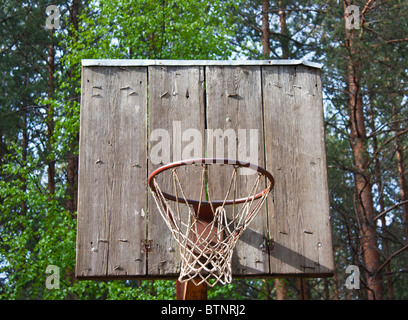 Ancien panneau de basket-ball Banque D'Images