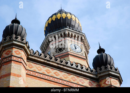 La Grande Synagogue de la rue Dohány, Budapest, est le plus important en Europe. Il a été construit en style néo-mauresque, 1854-1859. Banque D'Images