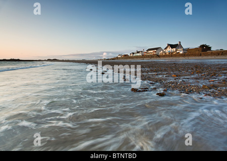 Cobo Bay, Guernesey Banque D'Images