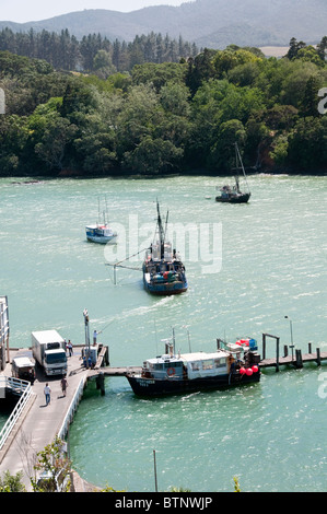 Mangonui, Port,Côte Est, Ile du Nord, Nouvelle-Zélande Banque D'Images