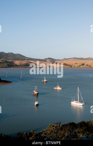 Mangonui, Port,Côte Est, Ile du Nord, Nouvelle-Zélande Banque D'Images