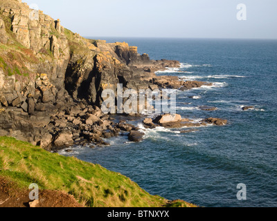 Polpeor Cove Cornwall England UK Lézard Banque D'Images