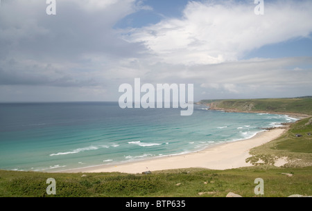 L'Anse de Sennen, Cornwall, UK. Banque D'Images