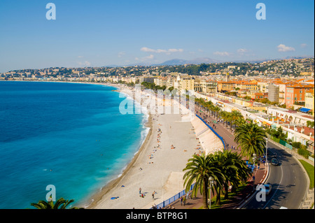 Promenade d'Anglais, Nice, Côte d'Azur, France Banque D'Images