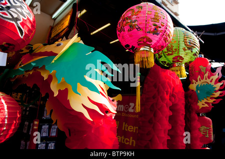 L'Asie, Chine, Hong Kong, lanternes Stanley Market Banque D'Images