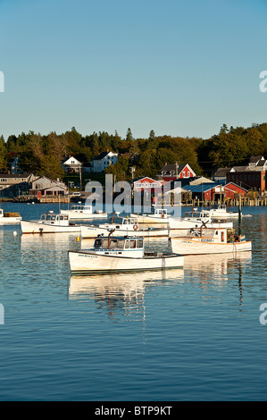 Bateaux, bass Harbor, Maine, ME, USA Banque D'Images