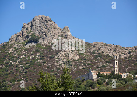 Le Couvent de Corbara Corse Banque D'Images