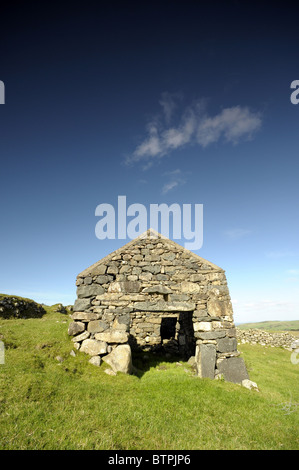 Vieille ferme abandonnée Bwlch Mawr Clynnog Fawr péninsule Llyen North Wales UK Banque D'Images