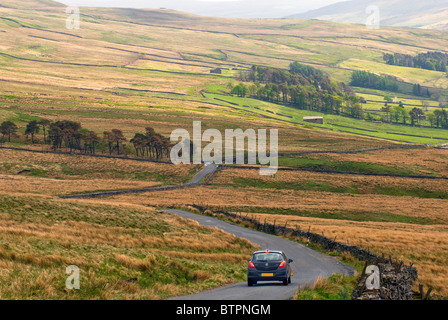 L'Angleterre, Yorkshire du nord, près de Oughtershaw Langstrothdale Chase Banque D'Images