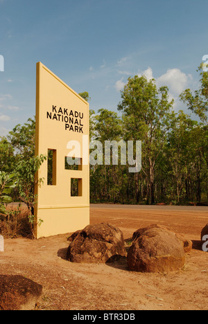 L'Australie, l'entrée au Parc National de Kakadu Banque D'Images