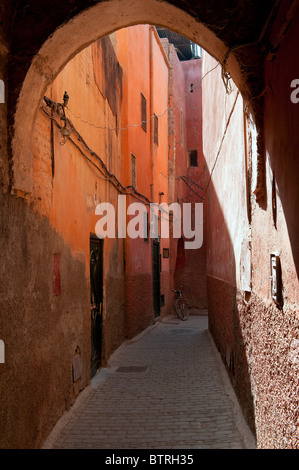 Ruelles de Marrakech Maroc Afrique du Nord Banque D'Images