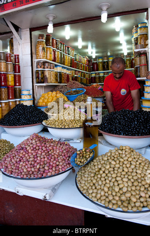 Cale d'olive Marrakech Maroc Afrique du Nord Banque D'Images