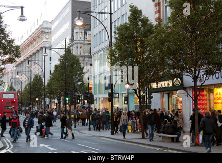 Oxford Street - Londres Banque D'Images