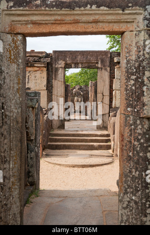 Hatadage, Polonnaruwa, Sri Lanka Banque D'Images