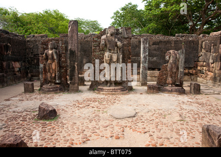 Hatadage, Polonnaruwa, Sri Lanka Banque D'Images